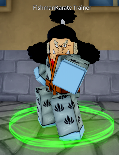 Fishman Karate Trainer NPC image from the official Anime Limitless Trello board