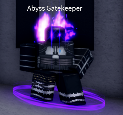 The Abyss Gatekeeper NPC image from the official Anime Limitless Trello board